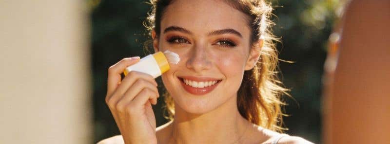 Jak reaplikovat opalovací krém přes make-up (aniž byste si zničili líčení)
