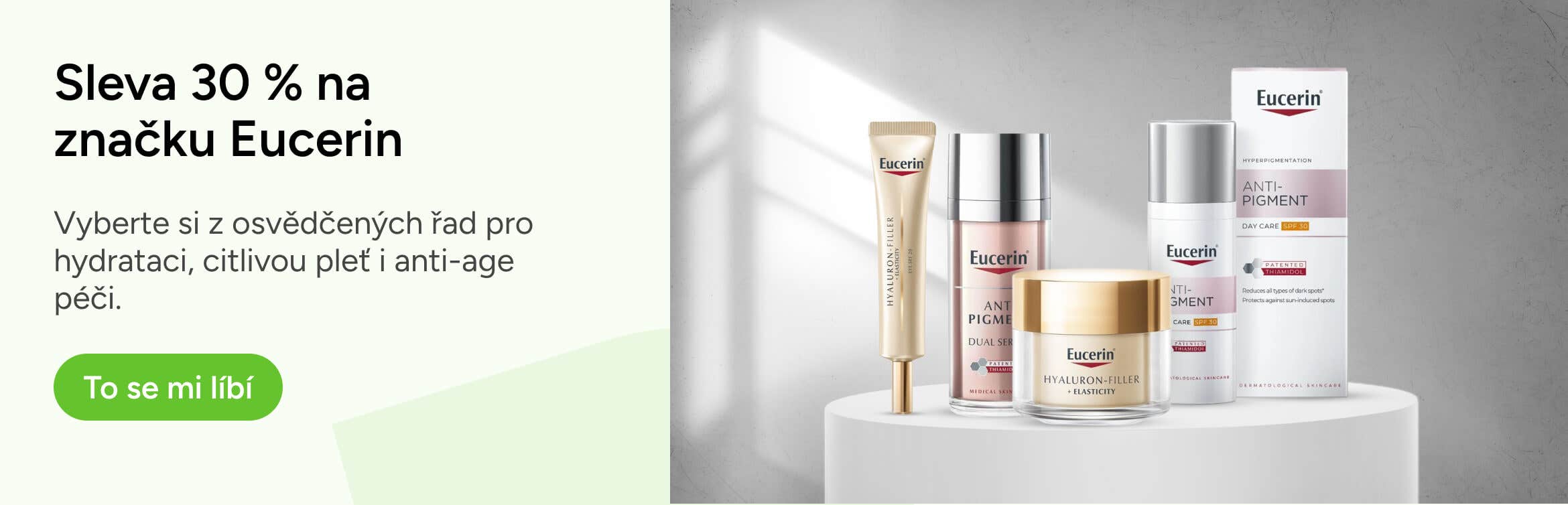 Eucerin značka 30 % CZ