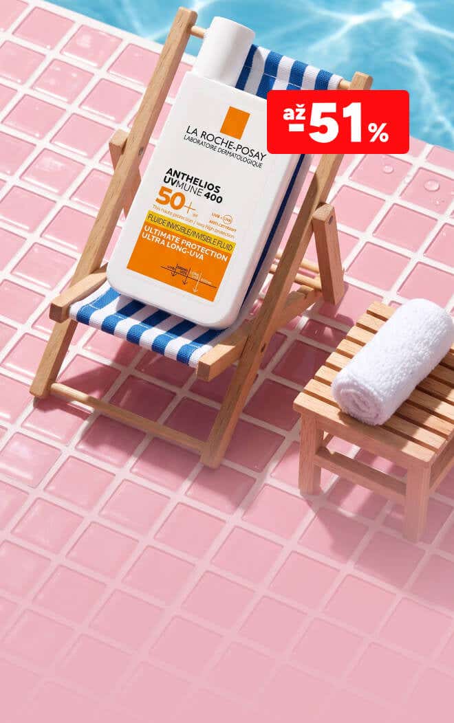 Slevy až 51 % opalovací přípravky