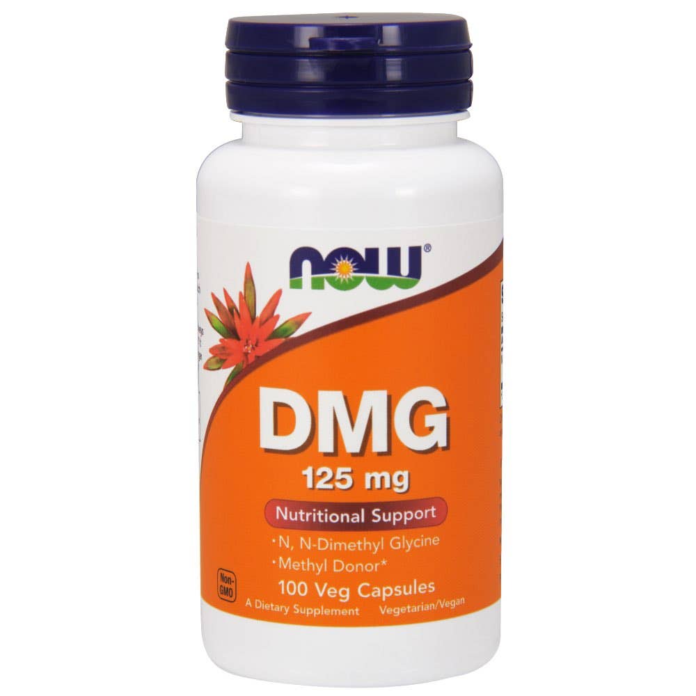 Now® Foods NOW DMG (Dimethylglycin), 125 mg, 100 rostlinných kapslí Obrázek