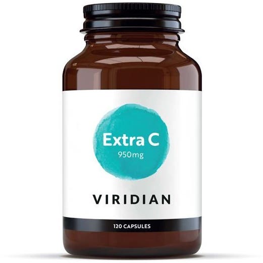 Viridian Nutrition Extra C 950 mg podpora imunity 120 cps