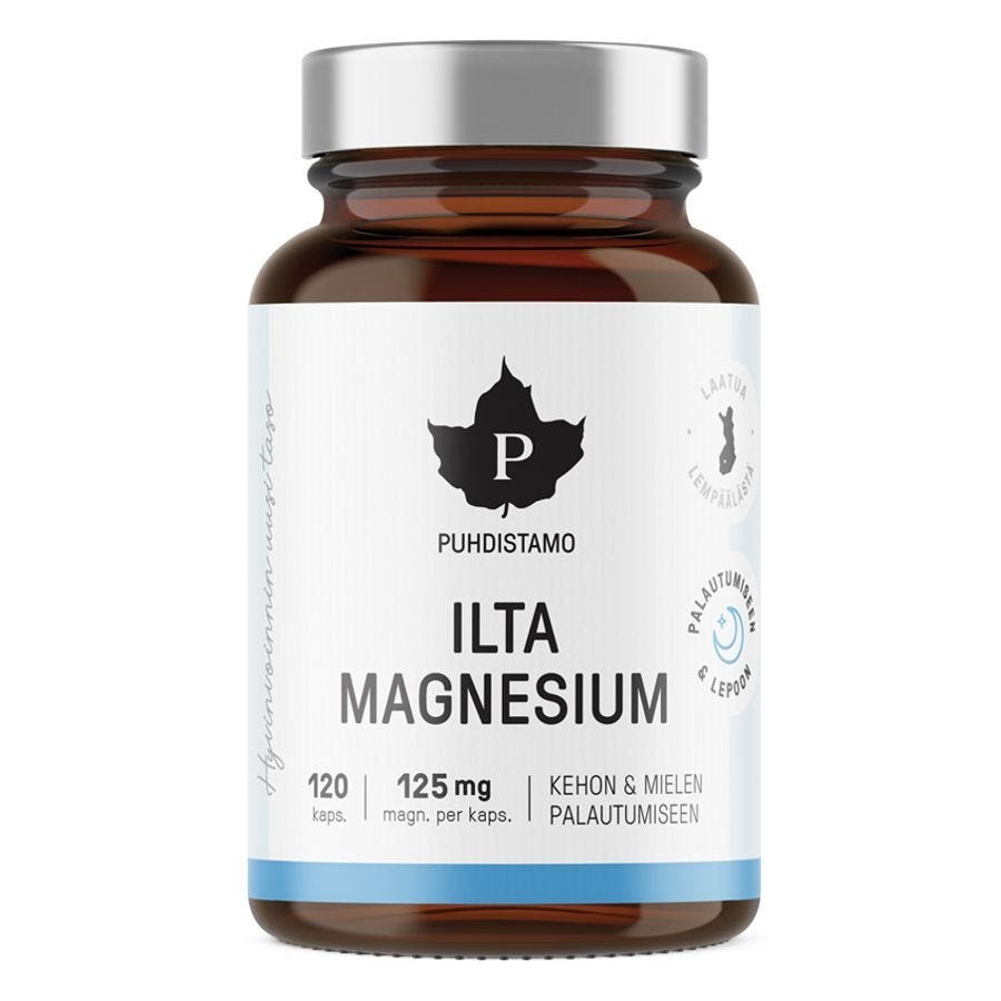 Puhdistamo Night Magnesium cps.120 koupíte na Vitalpoint.cz