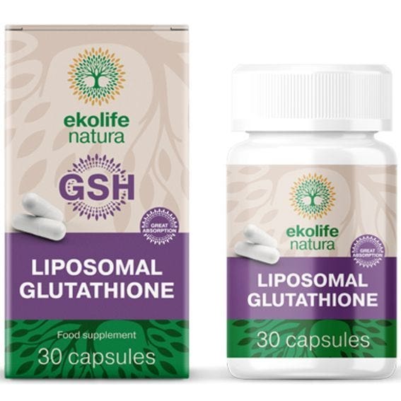 Ekolife Natura Liposomal Glutathione 30 kapslí Obrázek