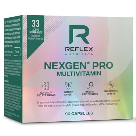Reflex Nutrition Nexgen PRO multivitamin 90 kapslí koupíte na Vitalpoint.cz
