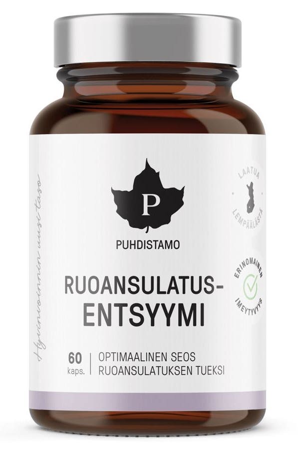 Puhdistamo Digestive Enzymes 60 kapslí
