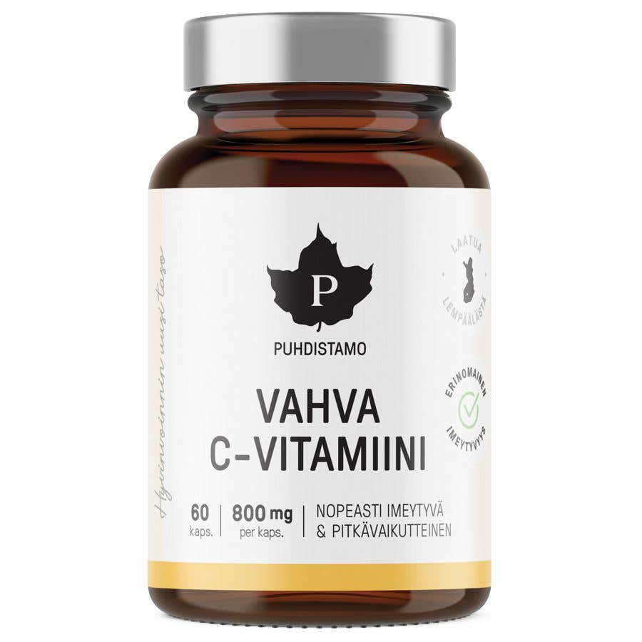 Puhdistamo Strong Vitamin C podpora imunity 60 cps