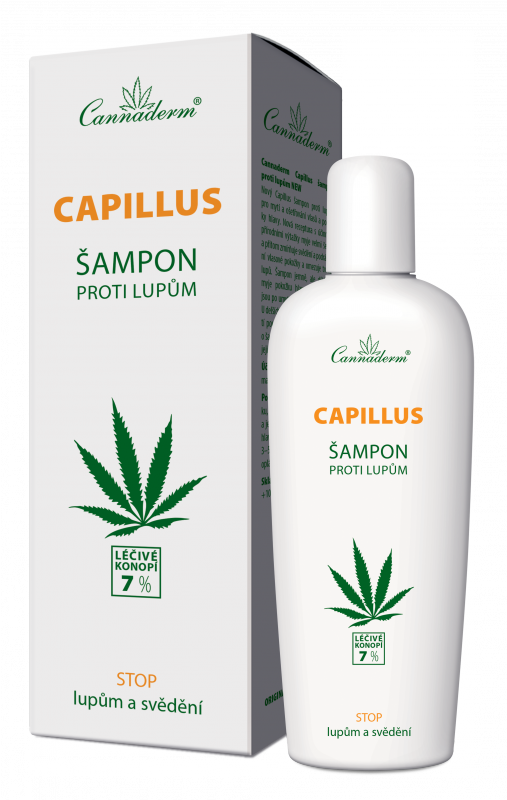 Cannaderm Capillus šampon proti lupům new 150ml