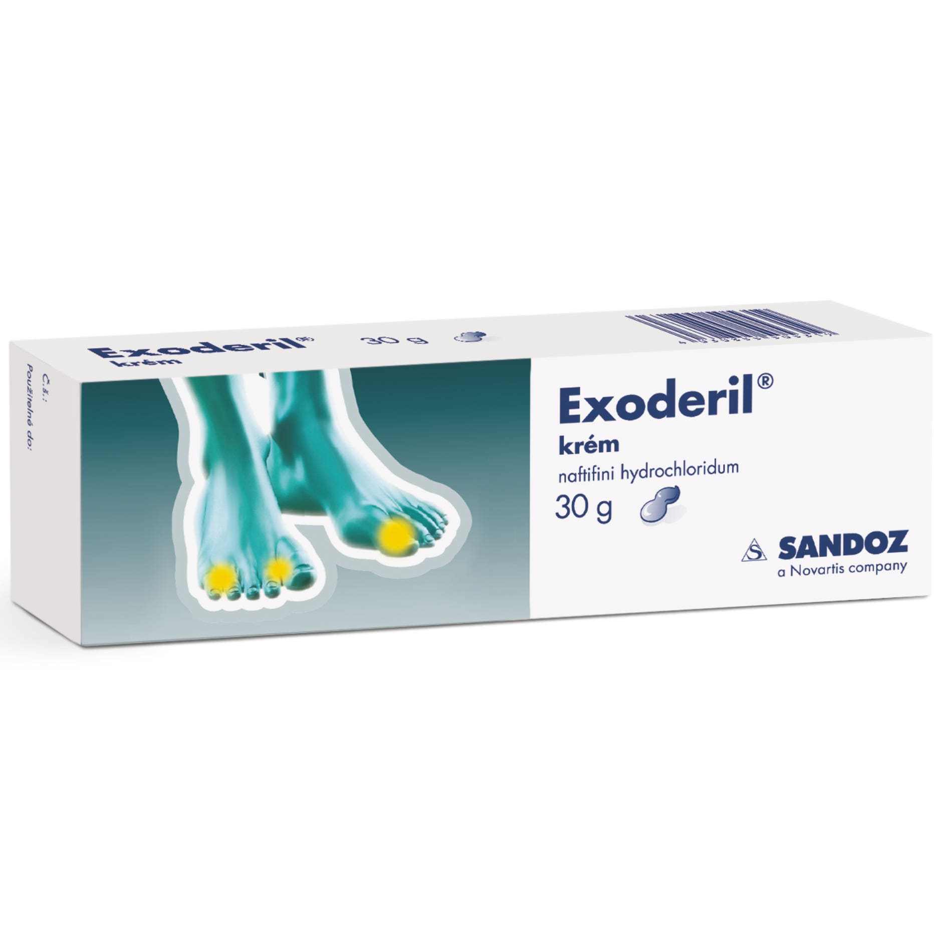 Exoderil 10 mg/g krém 30 g