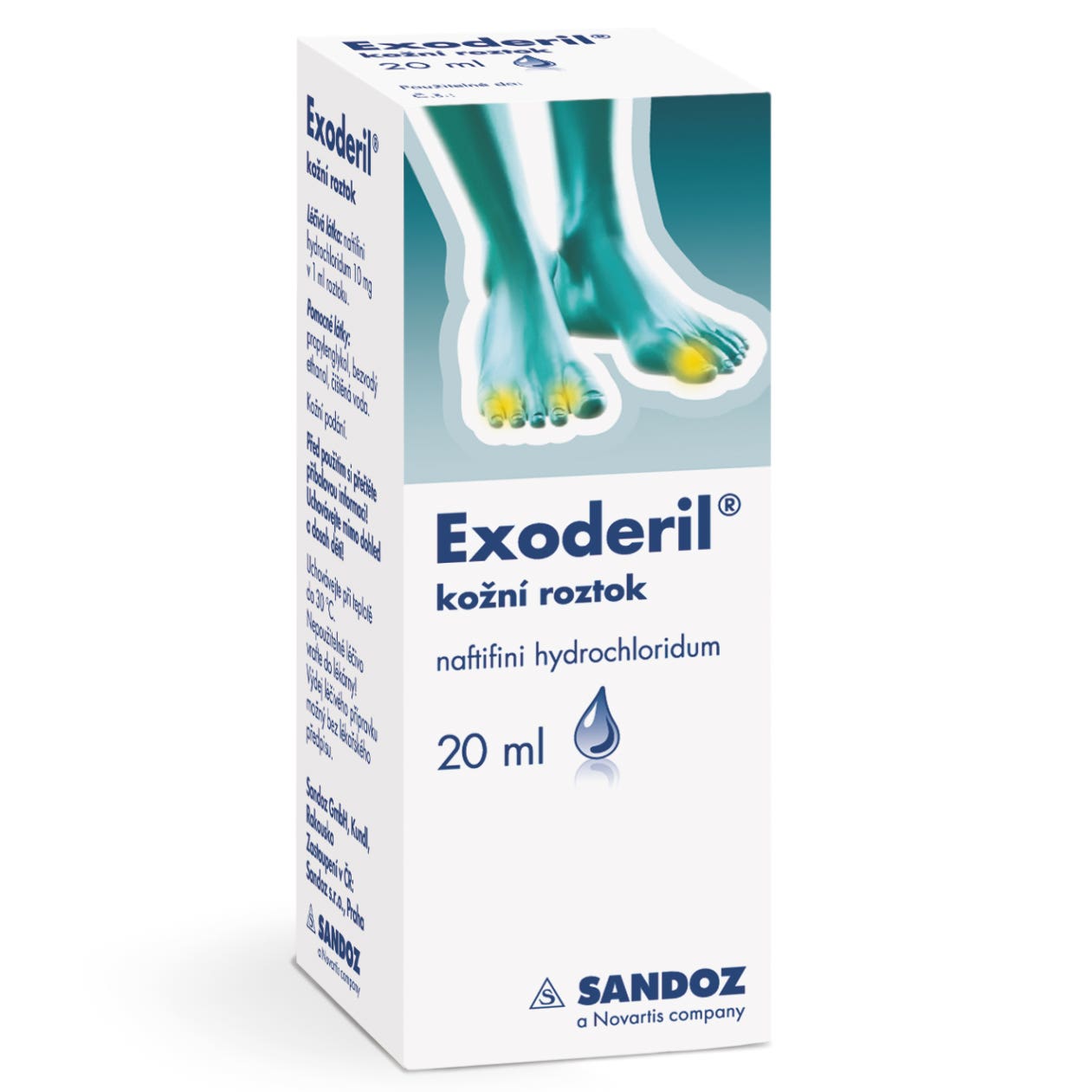 Exoderil 10 mg/ml kožní roztok, 20 ml