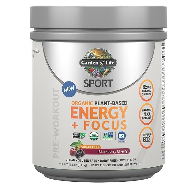 Garden of Life Sport Organic Plant-Based Energy + Focus 231 g