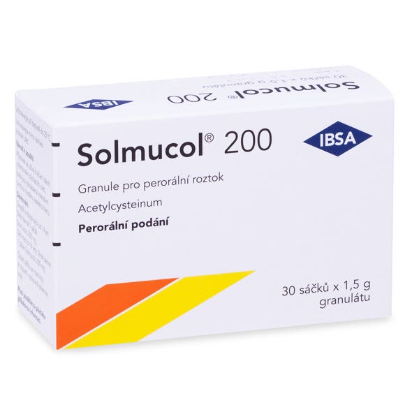 Solmucol 200mg 30 sáčků