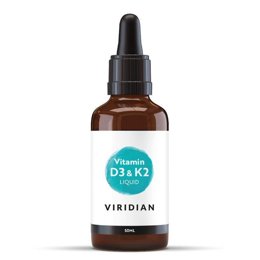 Viridian Nutrition Vitamin D3 & K2 Liquid podpora imunity 50 ml