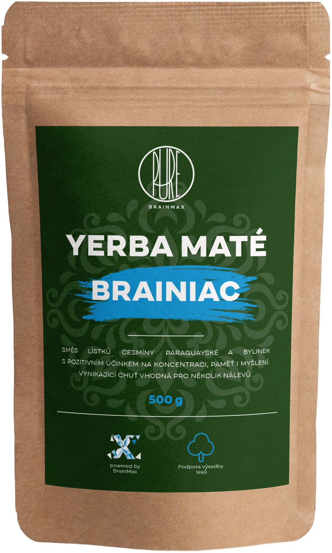 BrainMax Pure Yerba Maté Brainiac 500 g