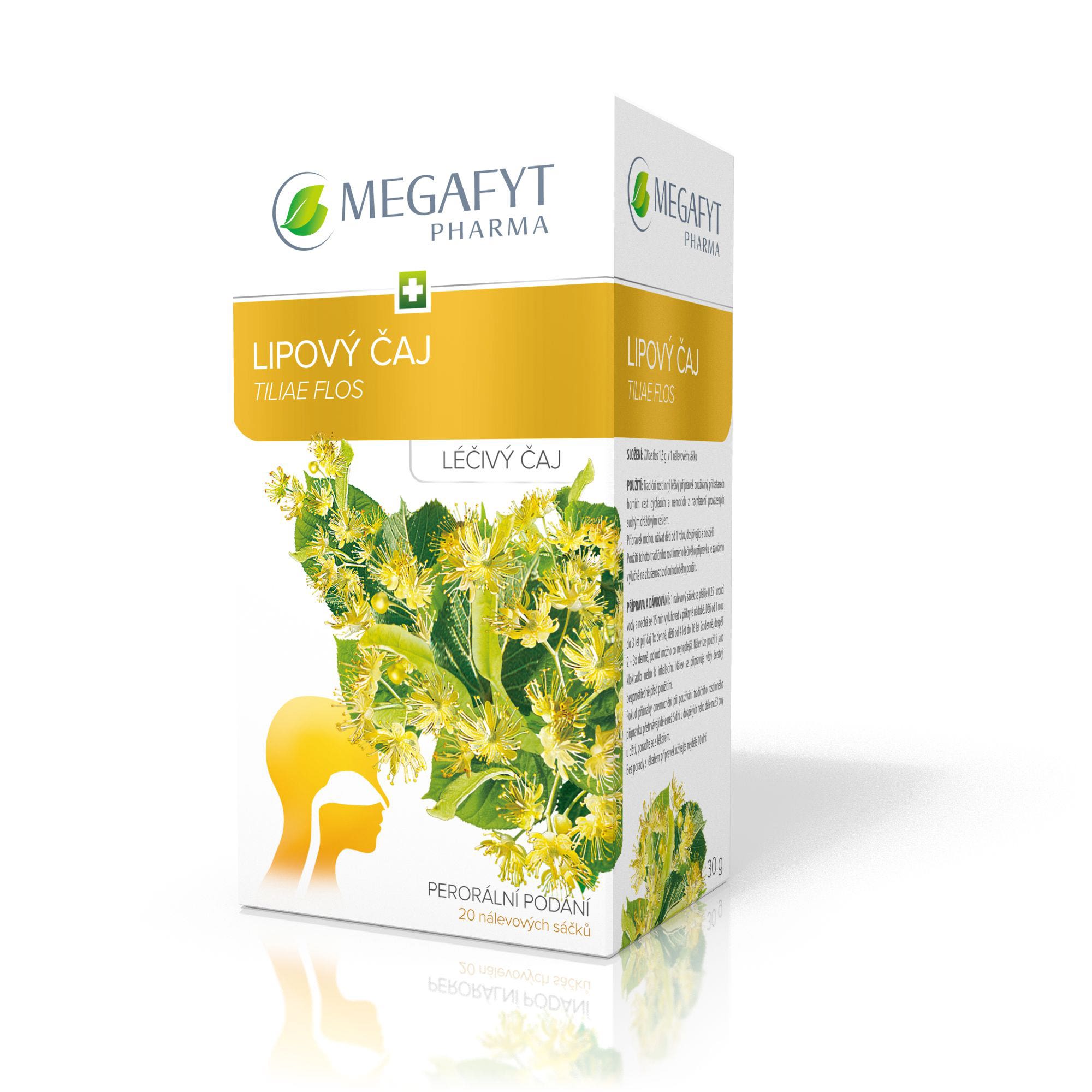 Megafyt Lipový čaj léčivý 20 nálevových sáčků