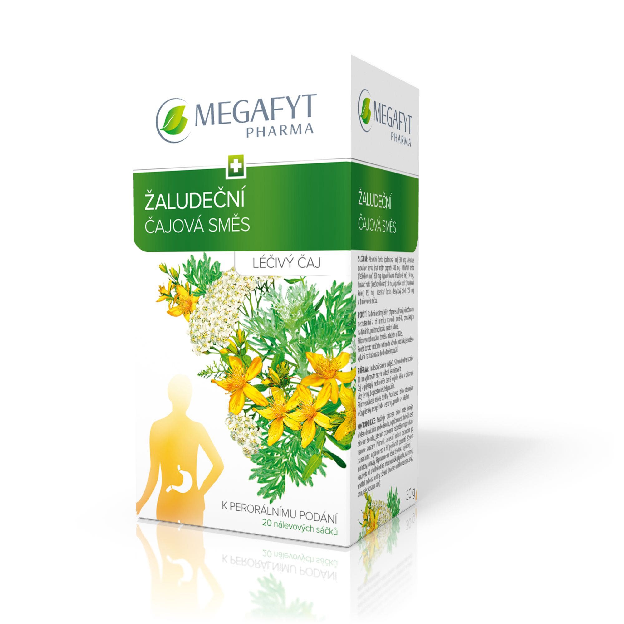 Megafyt Žaludeční čajová směs por.spc.20x1.5g koupíte na Vitalpoint.cz