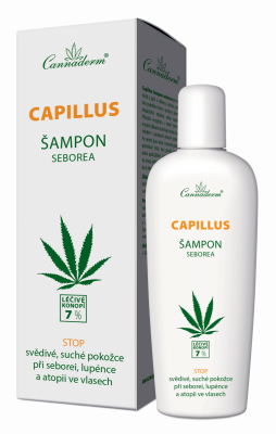 Cannaderm Capillus seborea šampon new 150ml