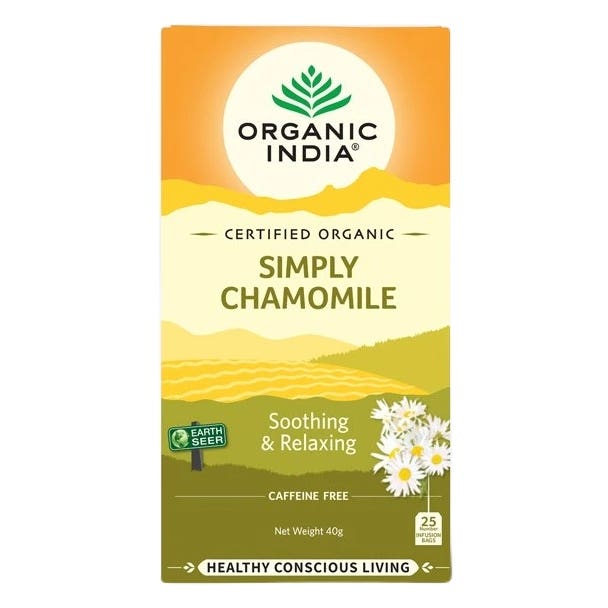 Organic India Heřmánek bylinný čaj BIO 25 sáčků