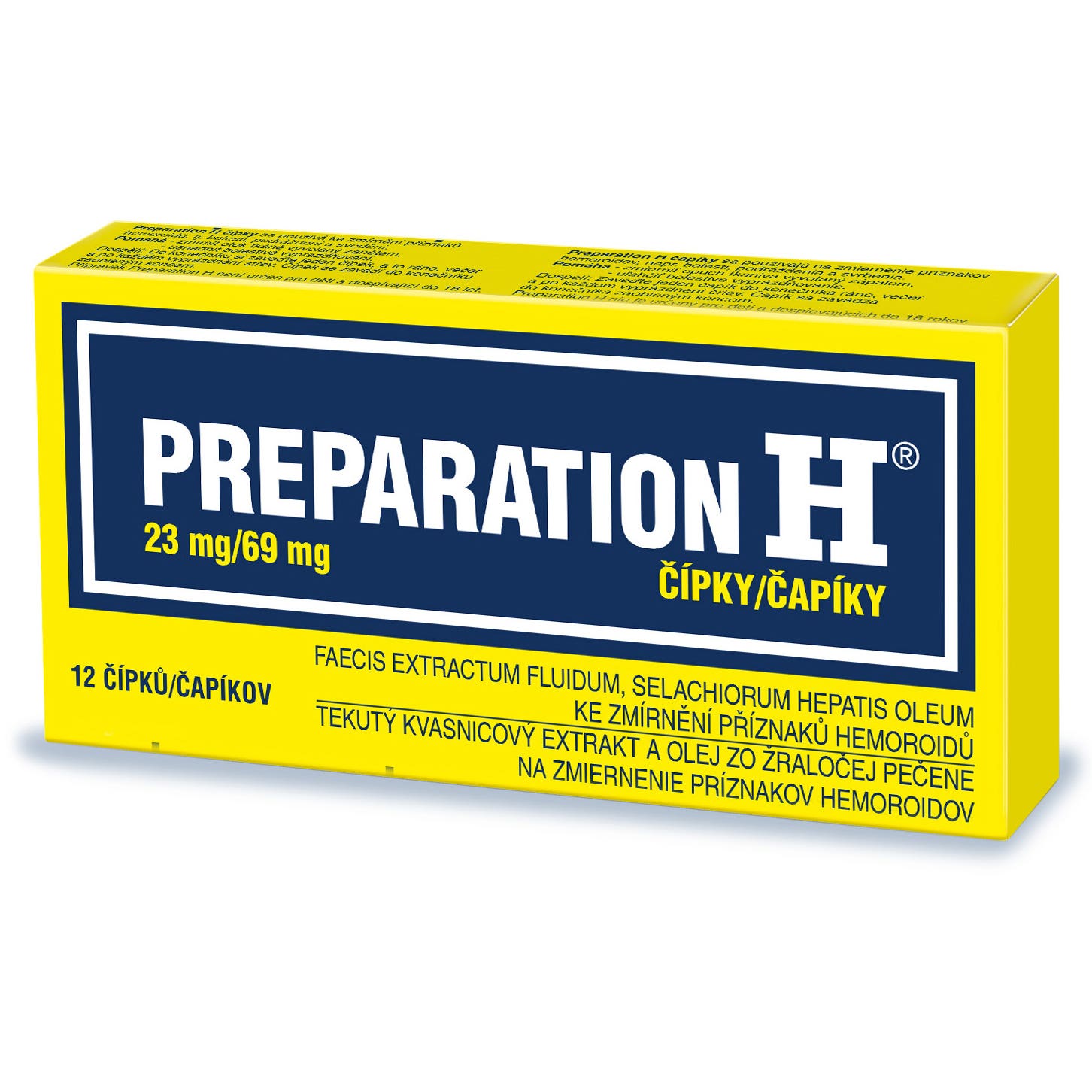 Preparation H 12 čípků