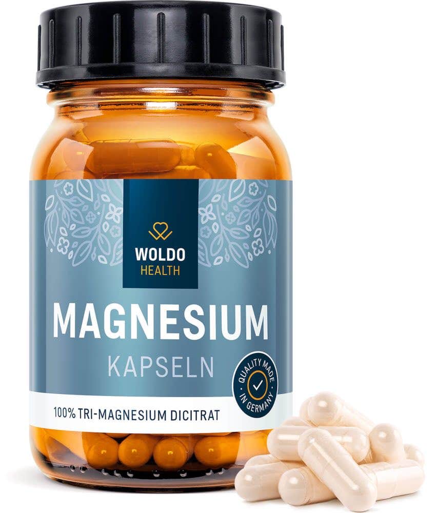 WoldoHealth Hořčík Tri-Magnesium dicitrát 120 kapslí