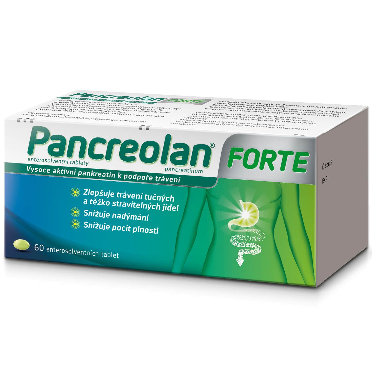 Pancreolan forte 220mg 60 tablet
