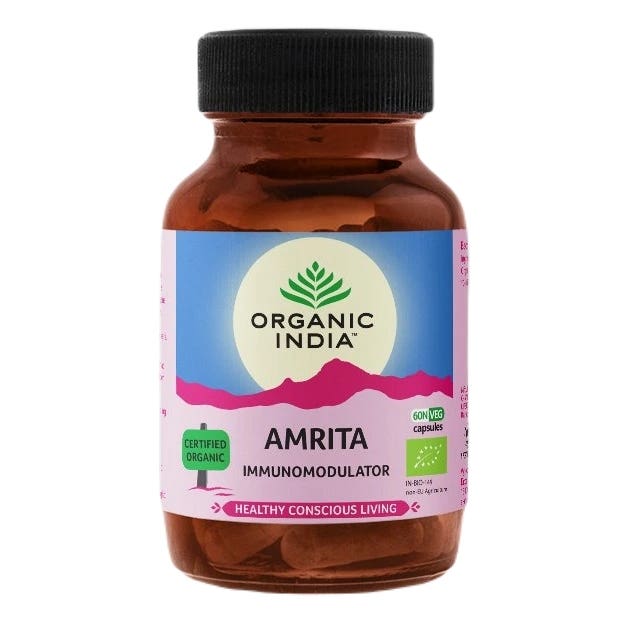 Organic India Amrita – Chebule srdčitá BIO 60 kapslí