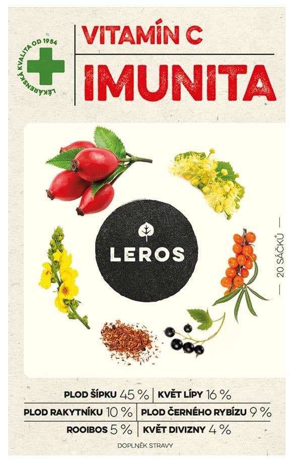 Leros Vitamín C Imunita 20 sáčků
