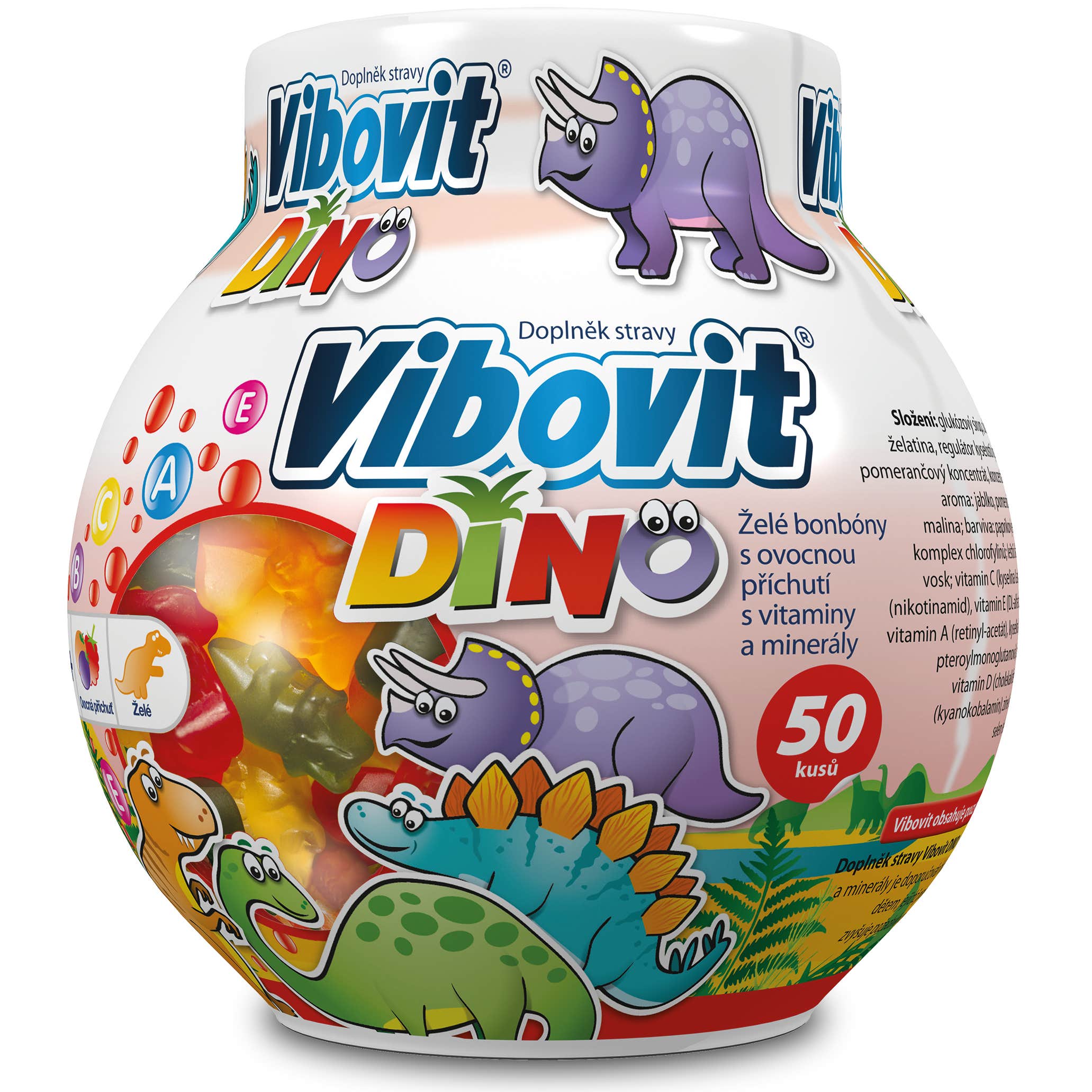 Vibovit Dino želé bonbóny multivitamíny 50ks