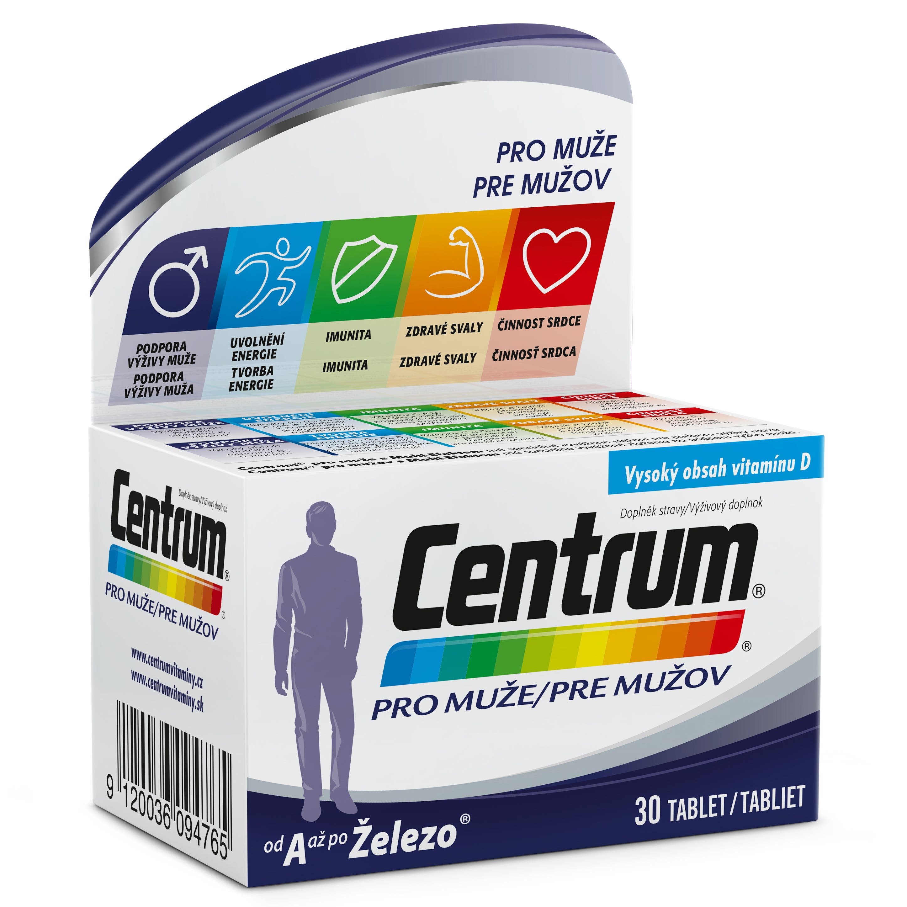 Centrum Multivitamin pro muže 30 tablet