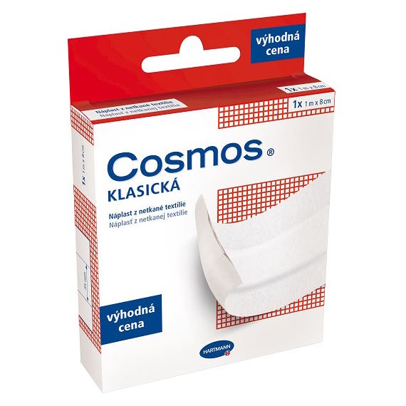 Cosmos Náplast klasická z netkaná textilie 8 cm x 1 m