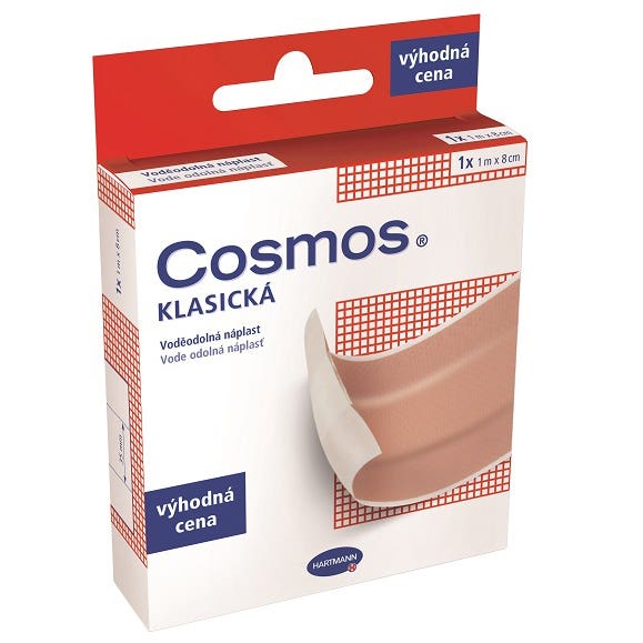 Cosmos Náplast klasická voděodolná 8 cm x 1 m