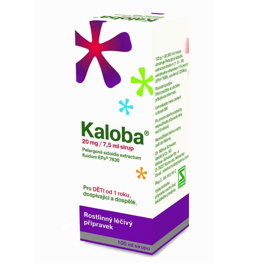 Kaloba 20mg/7.5ml sirup 100ml