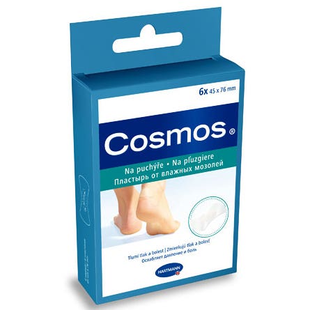 Cosmos Náplast na puchýře na patě 76 x 45 mm 5 ks