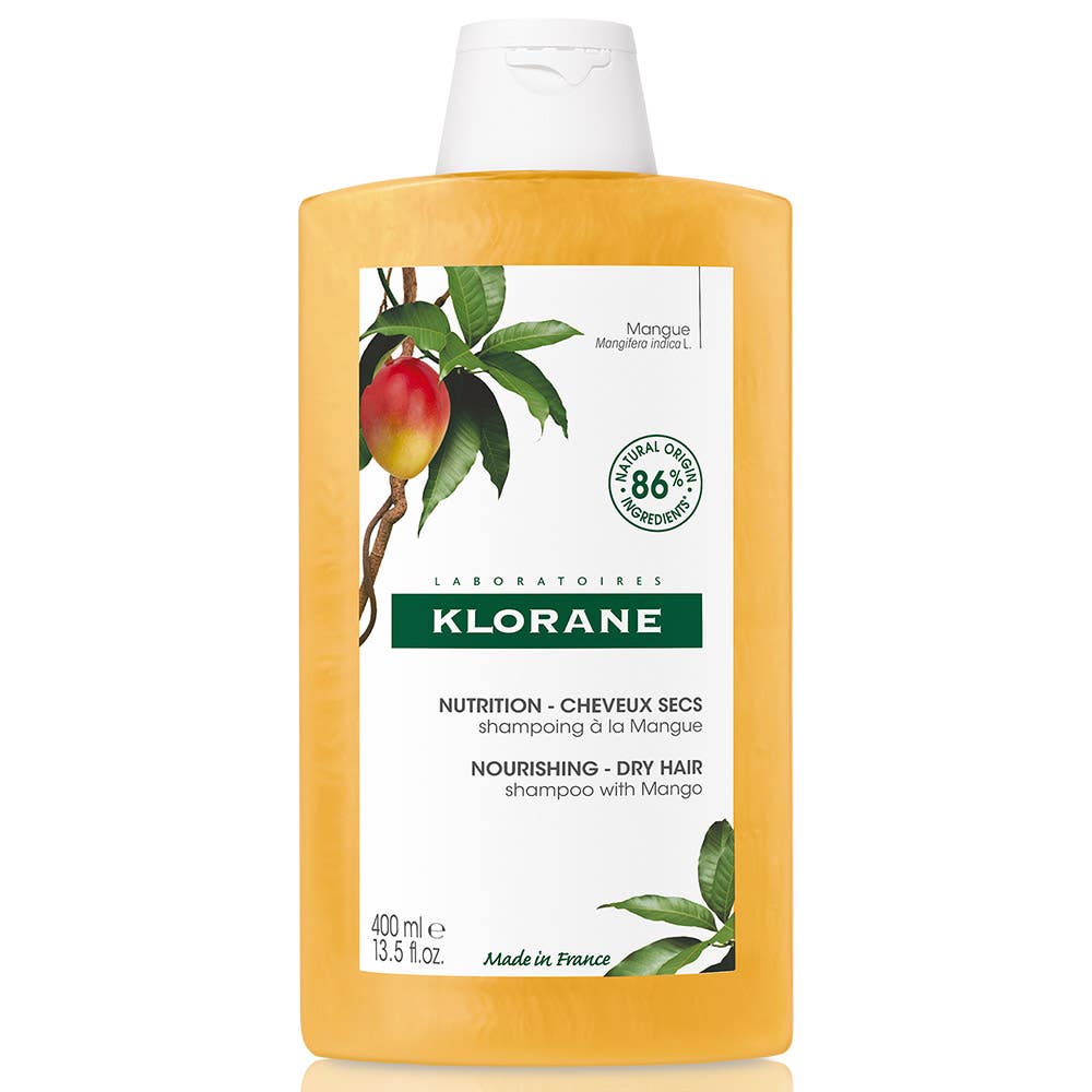 Klorane Šampon s mangovým máslem – výživa pro suché vlasy 400 ml