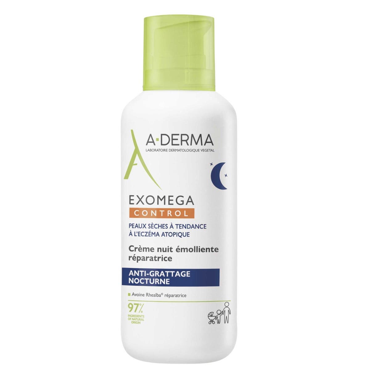 A-Derma Exomega Control Regenerační emolienční noční krém 400 ml
