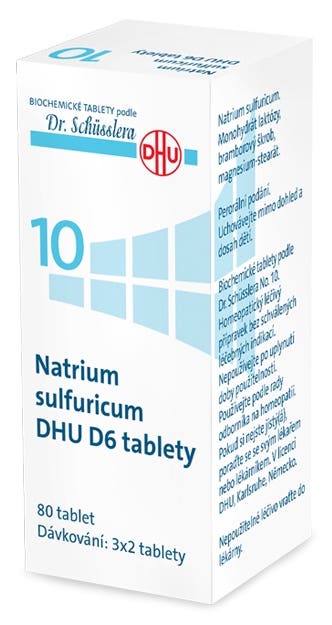 DHU Schüsslerovy soli - Natrium sulfuricum D6 80 tablet