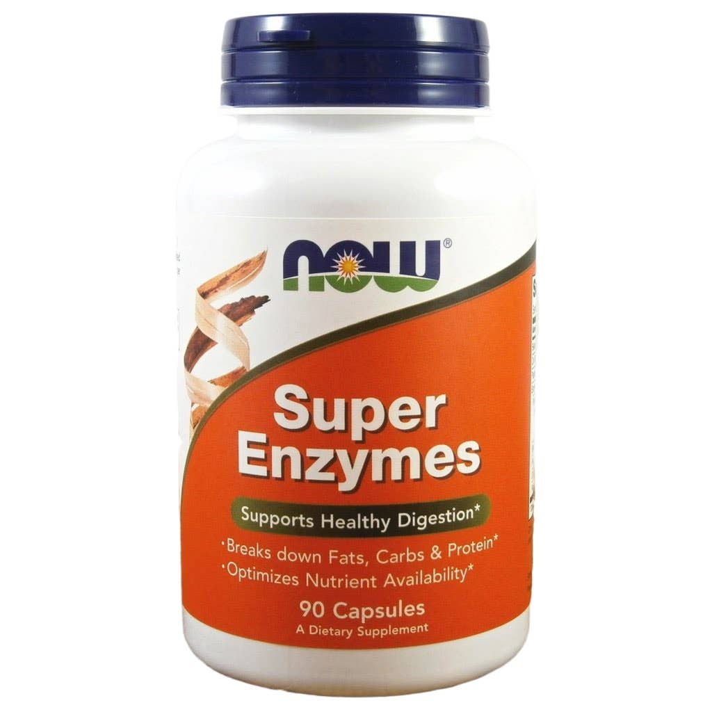 Now® Foods NOW Super Enzymes, komplexní trávící enzymy, 90 kapslí Obrázek