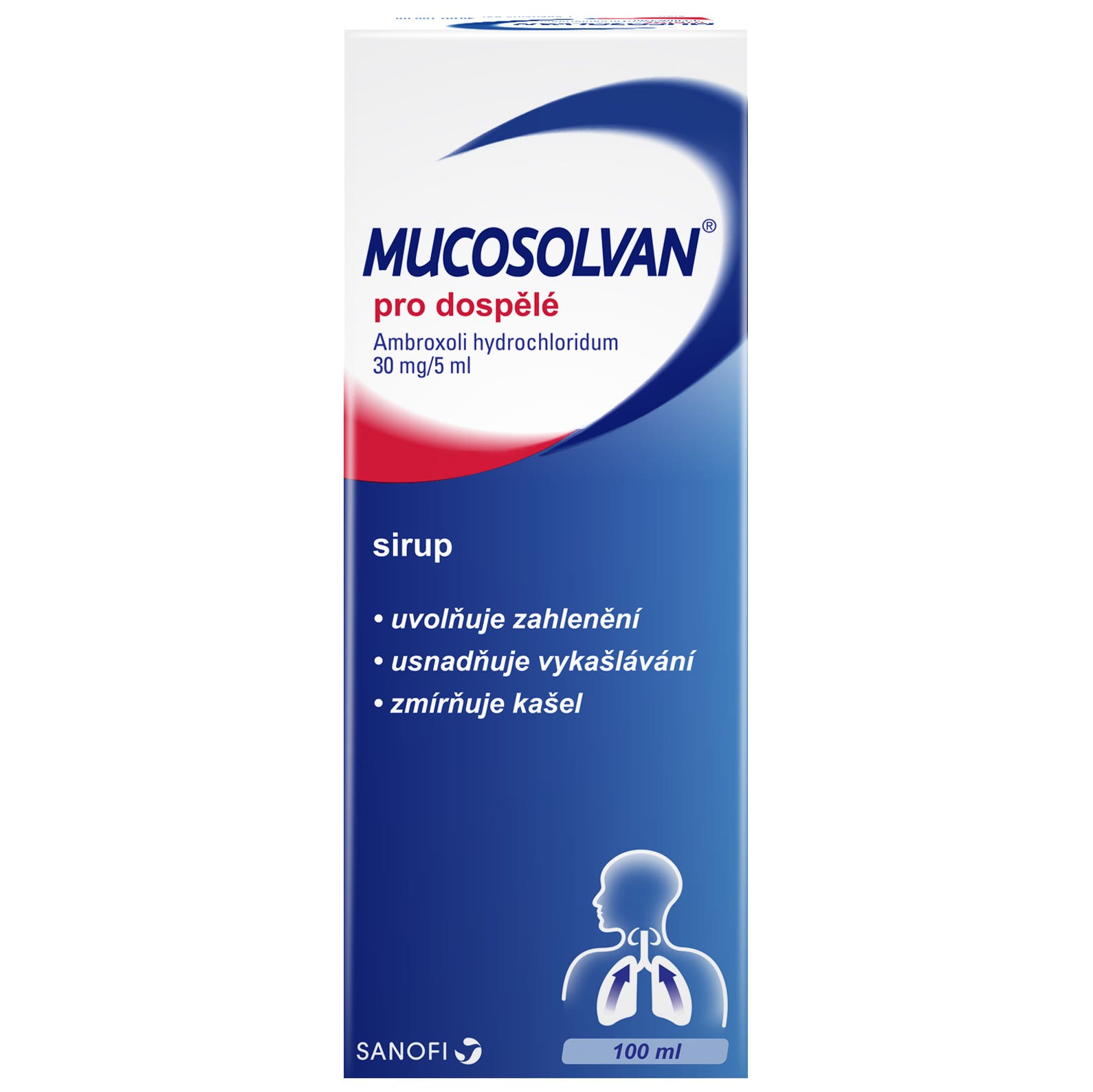 Mucosolvan pro dospělé 30mg/5ml sirup 100ml