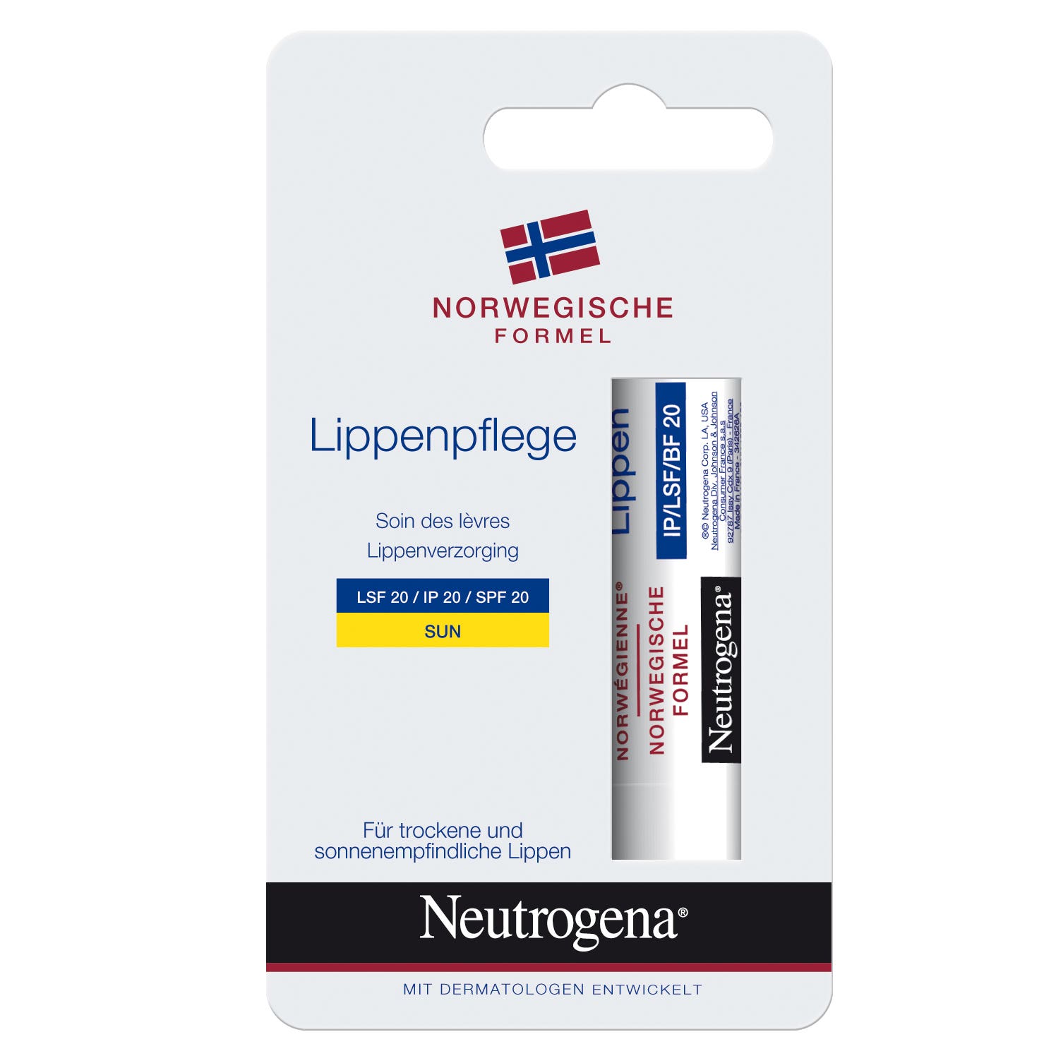 Neutrogena Balzám na rty s SPF 20 4,8 g