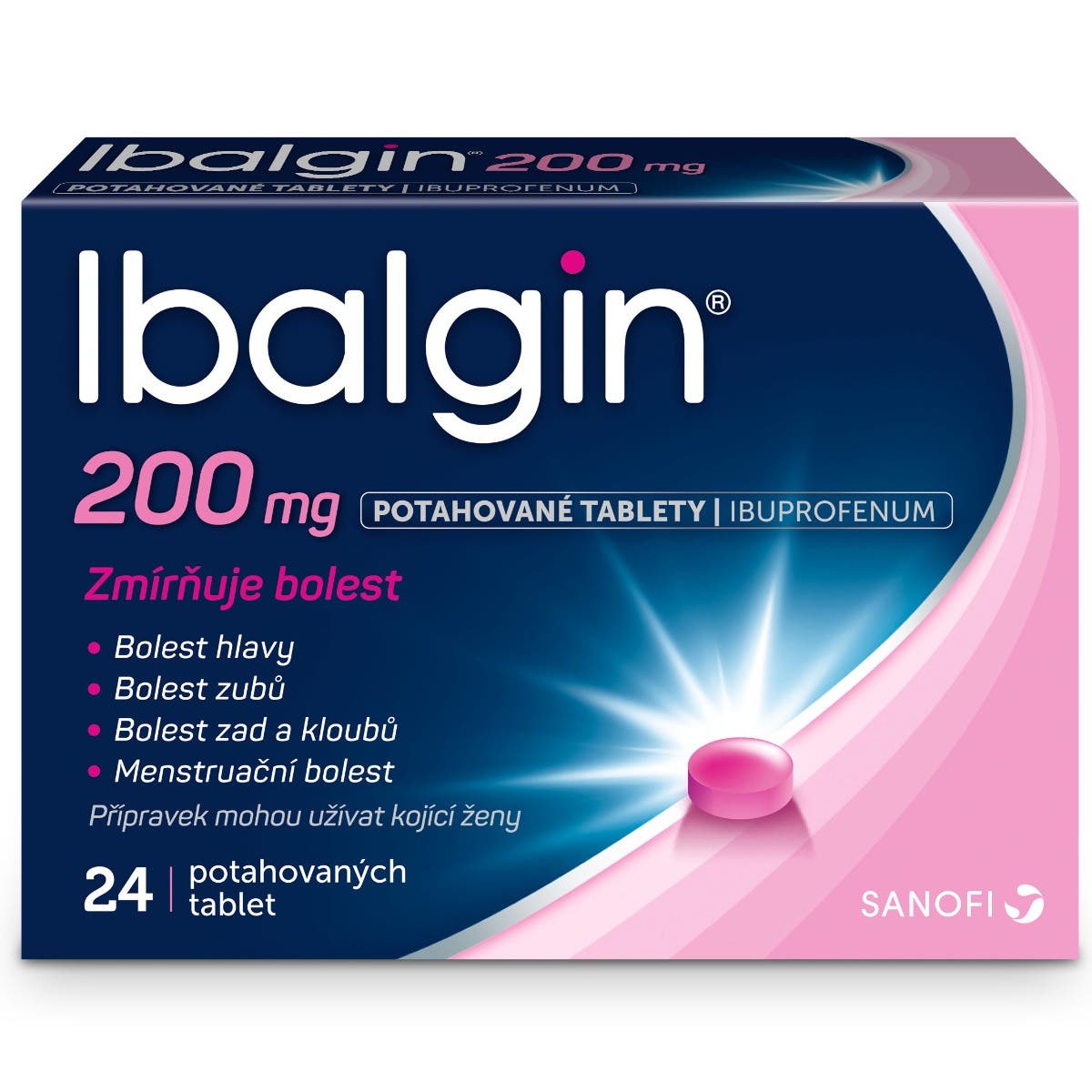 Ibalgin 200mg 24 tablet Obrázek