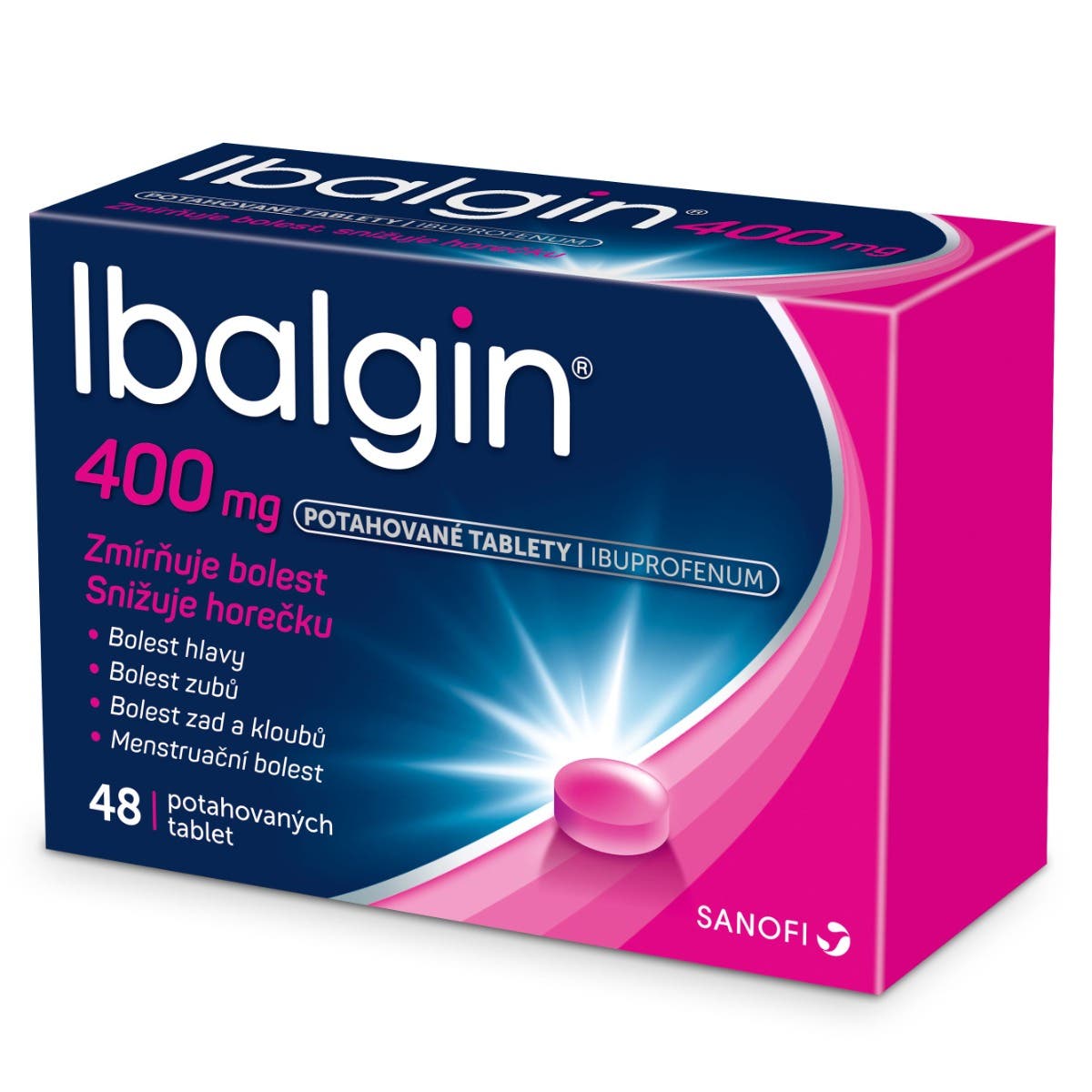 Ibalgin 400mg 48 tablet Obrázek