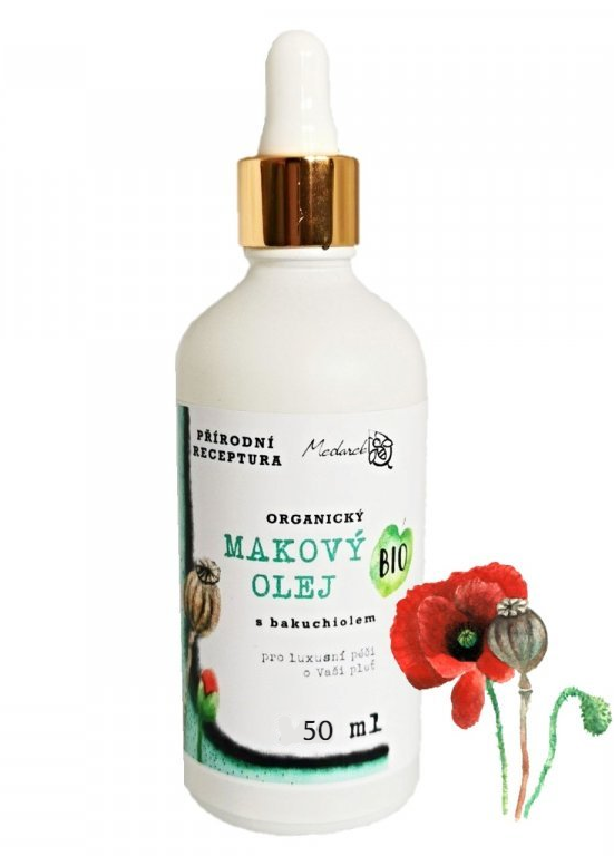 Medarek Makový olej s bakuchiolem BIO 50 ml