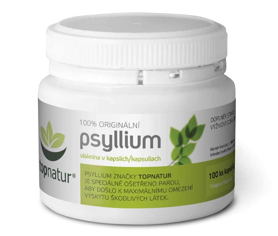 Topnatur Psyllium 100 kapslí
