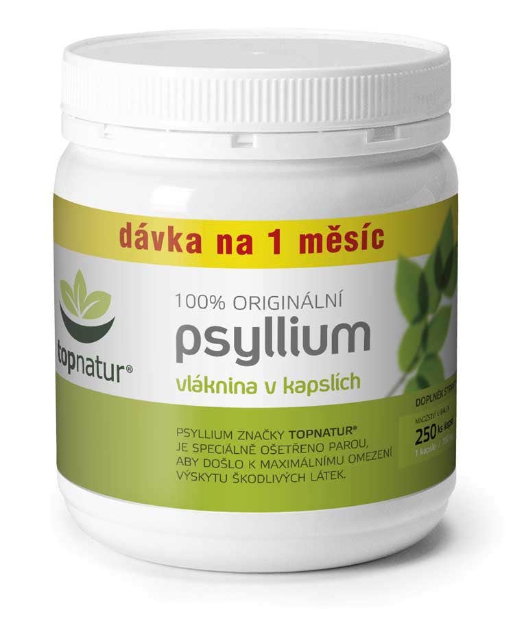 Topnatur Psyllium 250 kapslí