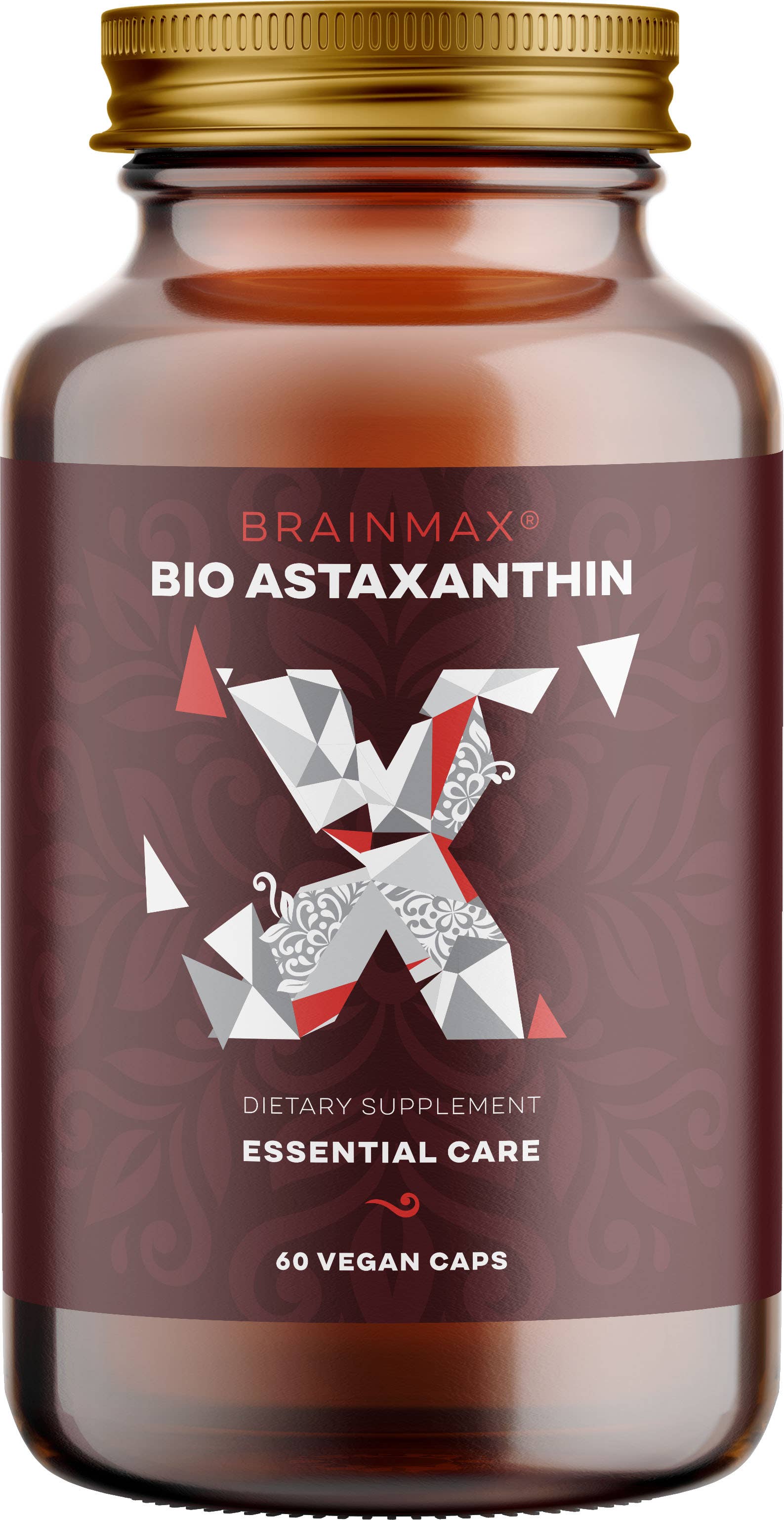 BrainMax Astaxanthin (Astaxantin) BIO, 8 mg, 60 rostlinných kapslí Obrázek