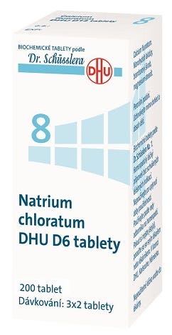 DHU Schüsslerovy soli - Natrium chloratum D6 200 tablet