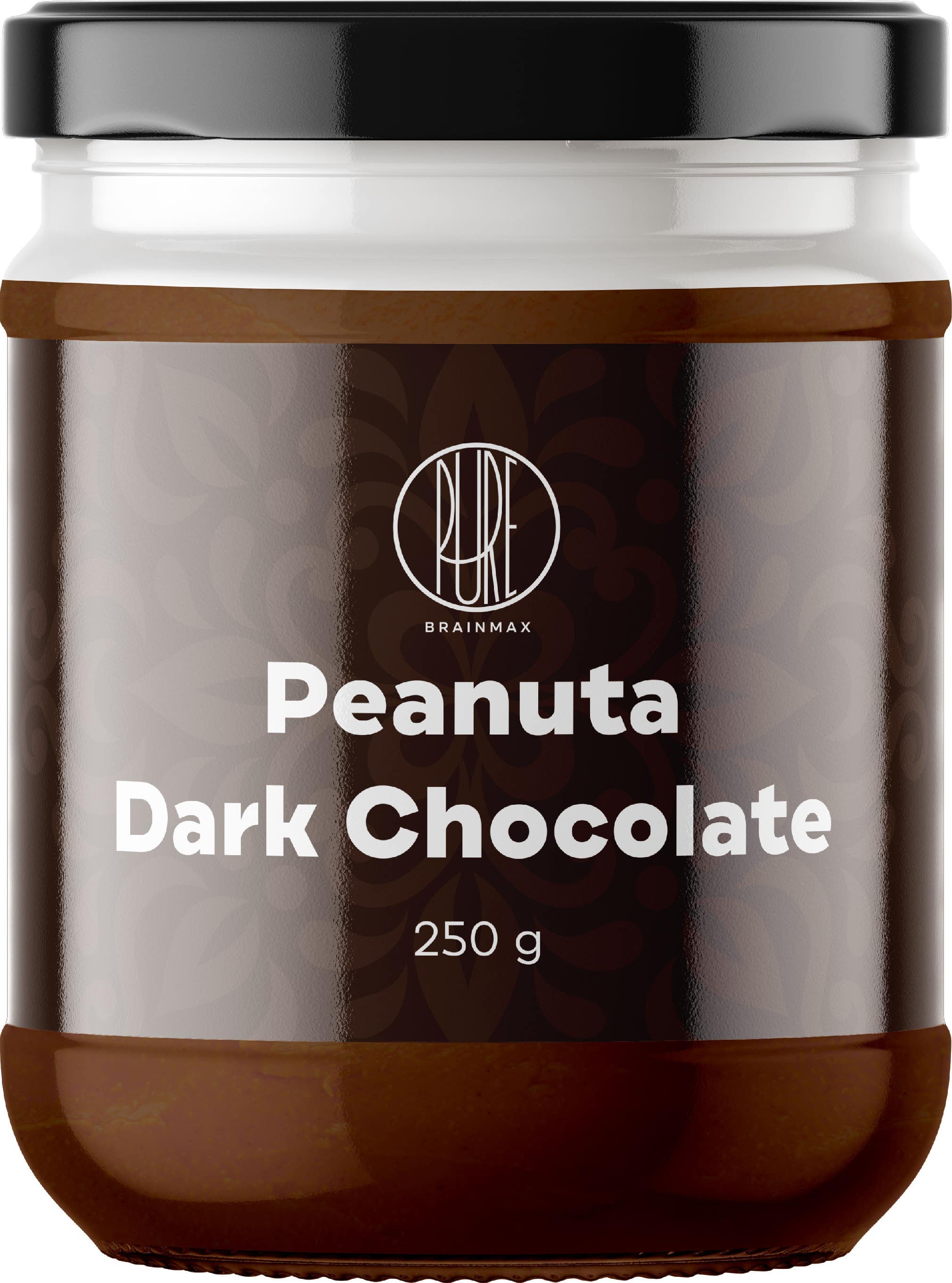 BrainMax Pure Peanuta, Arašídový krém s hořkou čokoládou, BIO, 250 g Obrázek