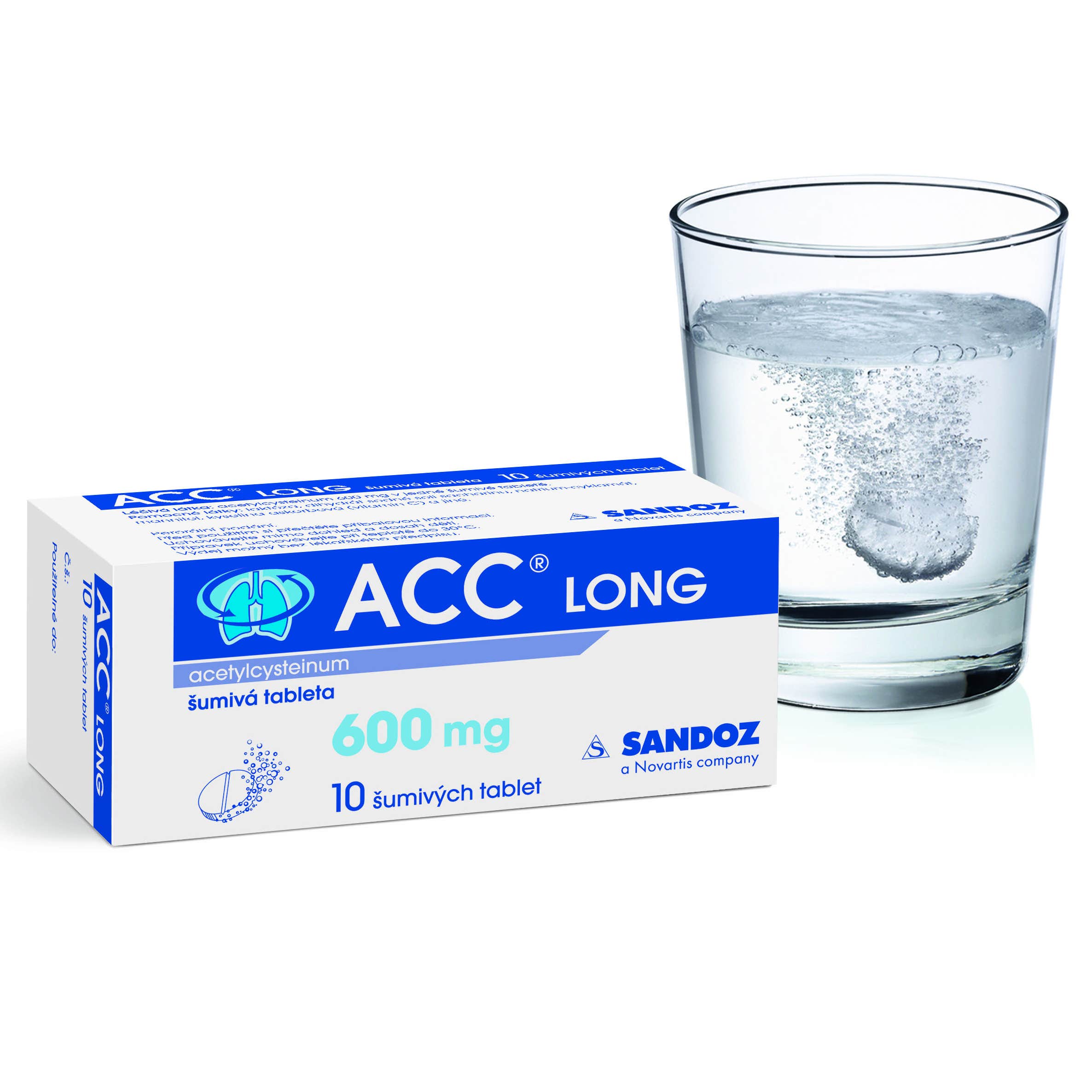 ACC Long 600 mg šumivé tablety, 10 tablet
