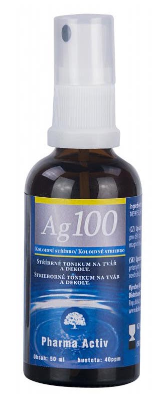 Pharma Activ Koloidní stříbro Ag 100 40ppm spray 50ml