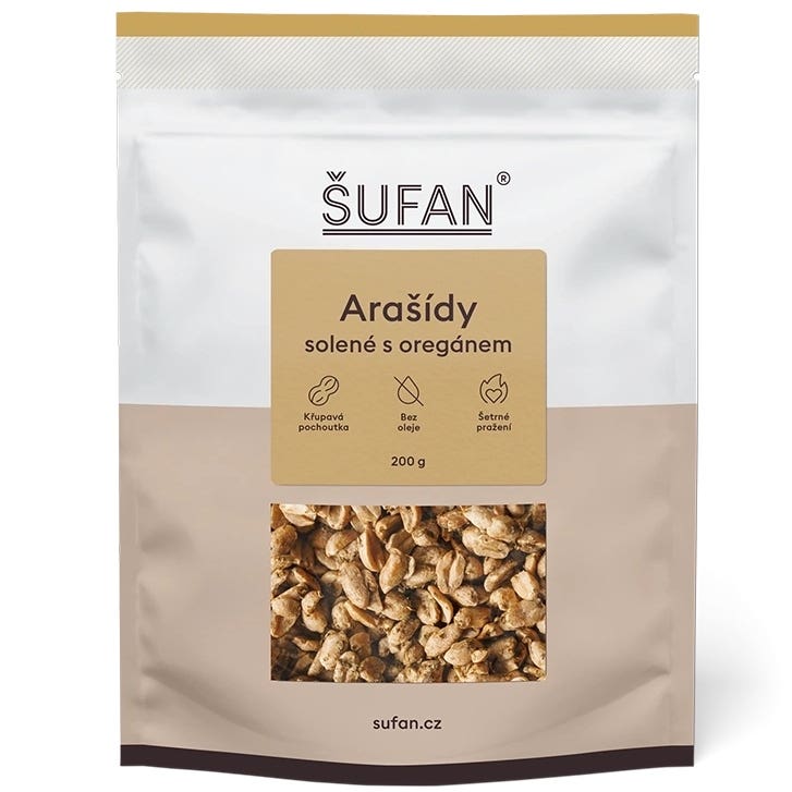 Šufan Arašídy solené s oregánem 200 g