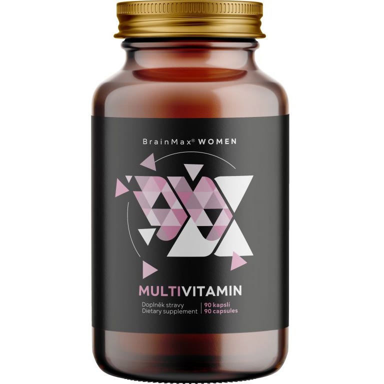 BrainMax Women Multivitamin, multivitamín pro ženy, 90 rostlinných kapslí Obrázek